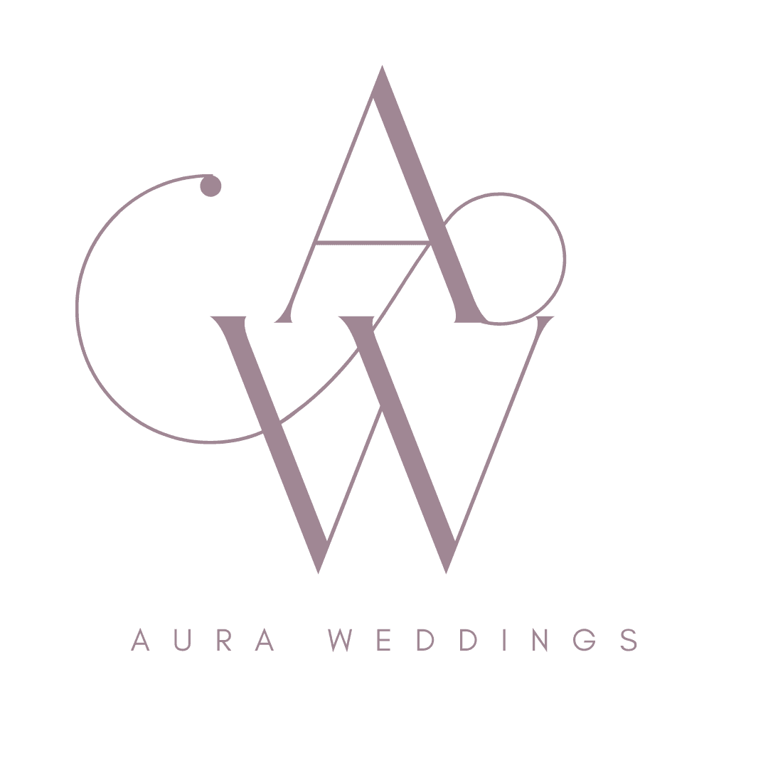 Het logo van Aura Weddings