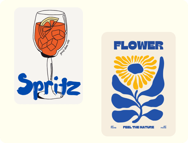 Verschillende postkaarten die je kan verkrijgen bij Kaartenboetiek