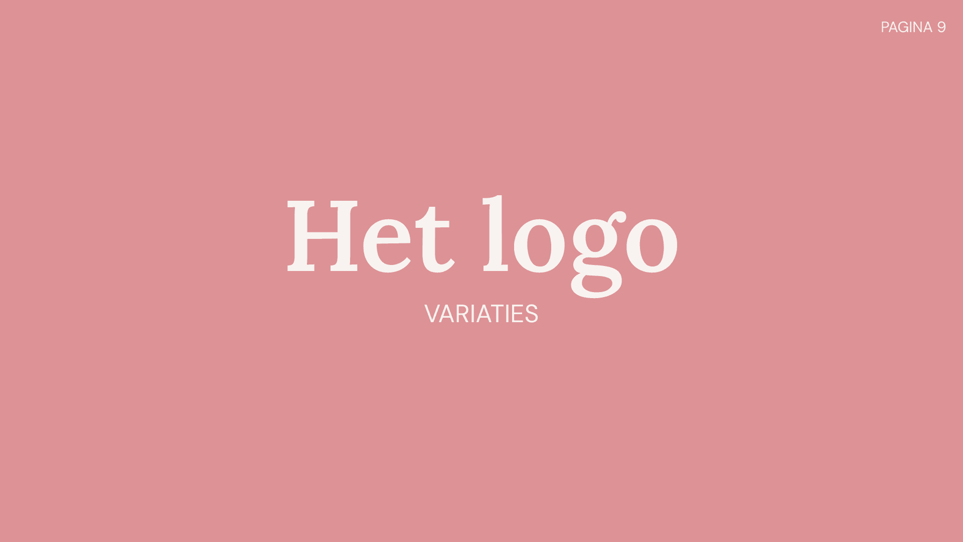 Het hoofdstuk over het logo in de brand guidelines van Lieflingen