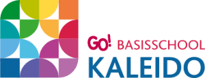 Het logo van basisschool Kaleido