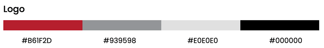 De huiskleuren die worden gebruikt in het logo van de scouts