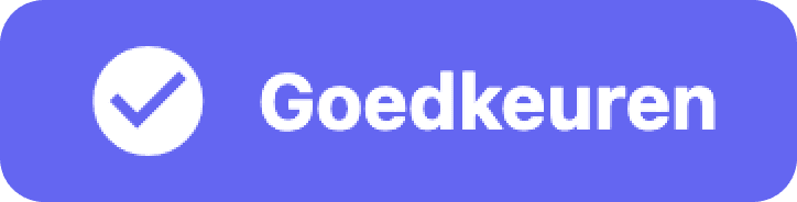 De knop 'goedkeuren' voor de shiftplanning