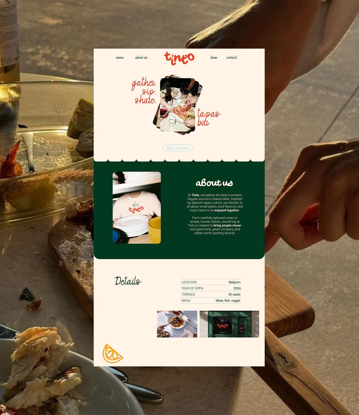 De website van Tinto